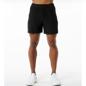 ALPHALETE STUDIO SHORT 6" Men's Woven Training Short sz Large